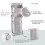 Living And Home (3-Tier) Laundry Basket Bathroom Clothes Storage on Wheels 5