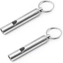 2 Pcs Professional Training Dog Whistle, High Pitch Copper Dog Training Whistles For Recall Ang Pet Behavior Control
