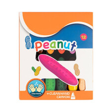 12/24/36 Colors Peanut Crayons Markers Not Dirty Hand Washable Children Toy Painting Stationery