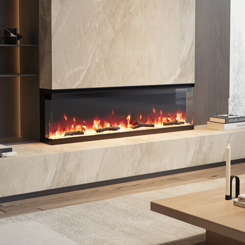 60 inch Recessed/Freestanding Electric Fireplace