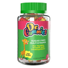 Dr. Gummies Kids Sugar-Free Multivitamin Gummies Orange Flavor 60 Gummies | Supports Healthy Growth & Development | Dietary Supplement