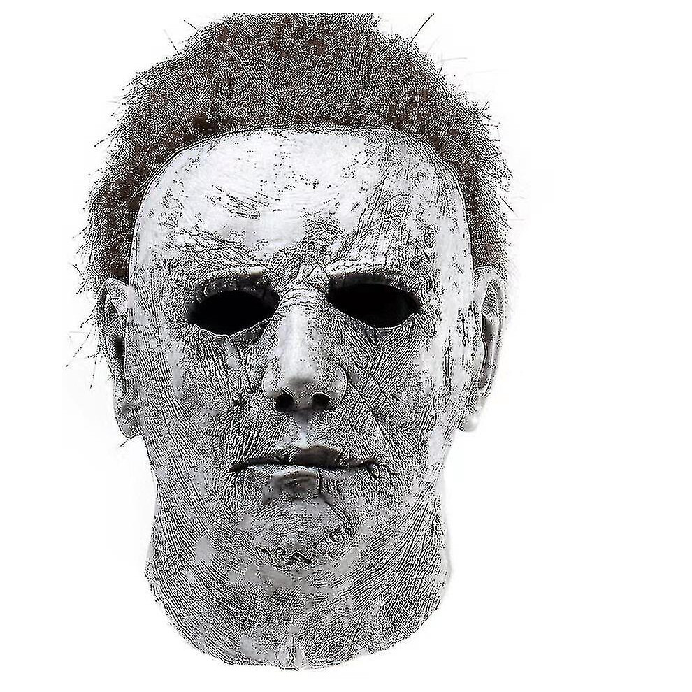 (grey, Mask) Halloween Michael Myers Costume Moonlight Panic Horror Killer Cosplay Costume-image-OPC-PFWZXWP-NEW