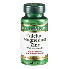 Nature's Bounty Calcium Magnesium Zinc with Vitamin D3 Caplets |Supports Bone Health & Immune System 100's