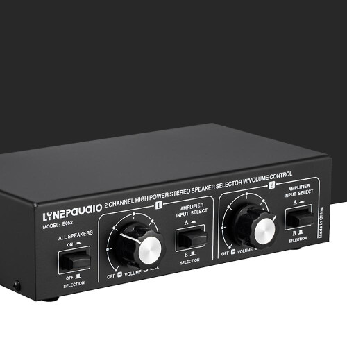 2 Input 2 Output Power Amplifier Speaker Switcher 2
