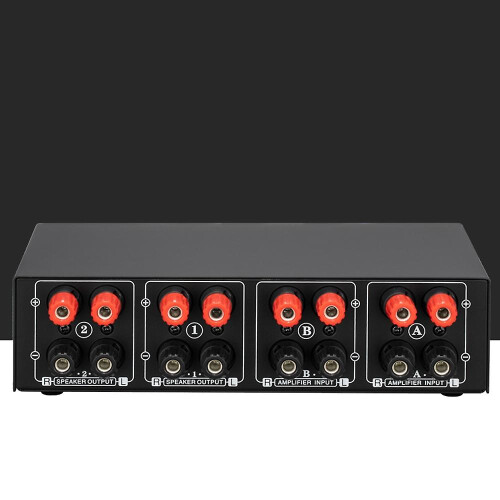 2 Input 2 Output Power Amplifier Speaker Switcher 1