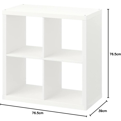 Ikea KALLAX Shelving unit, 77x77 cm (White) 1