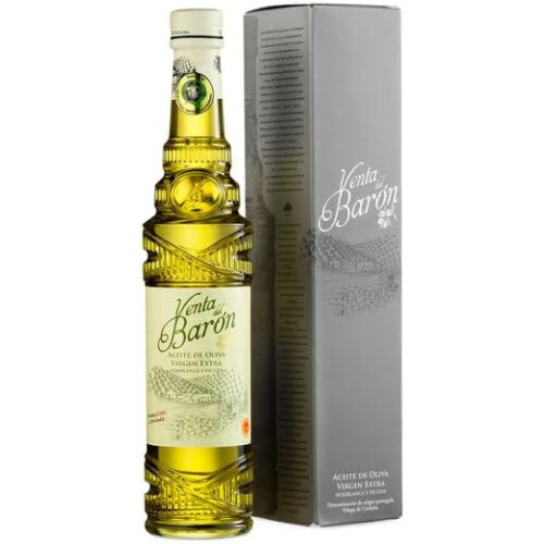 Venta del Barón - Voted The World's Best Olive Oil - - Extra Virgin Cold Pressed - High in Polyphenols - 500ml Bottle