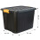 (20 Litres, 1 Box) Heavy Duty Storage Box & Lid Lockable Stackable 7