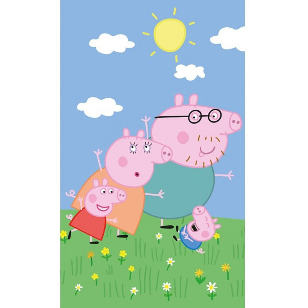 Peppa Pig Hand & Face Towel 30 X 50 Cm 100% COTTON