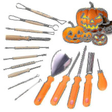 15pcs Pumpkin Carving Kit Professional Pumpkin Cutting Supplies Tools Stainless Steel Carving Knife Set