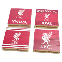 Liverpool FC Four Pack Pallet Coaster Set