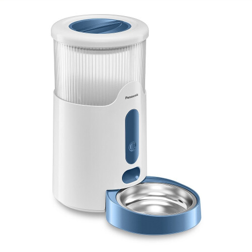 Panasonic Distribuidor de comida - PANASONIC - Comedero automático - Blanco - Azul - Interior - Controlado por app