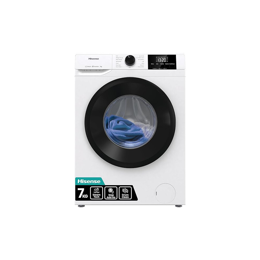 Hisense WF1G7021BW Freestanding 7 KG-Front Load Durable Inverter Washing Machine