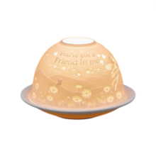Small Lithophane Dome Tealight Candle Holder - You've Got A Friend In Me