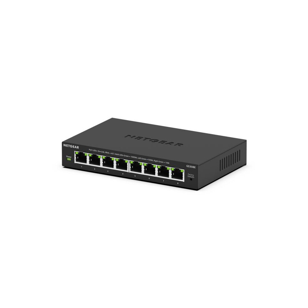 NETGEAR GS308E 8-Port-Gigabit-Ethernet-Switch 10/100/1000 - Image 9