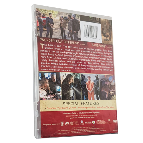 Criminal Minds: Evolution Season 16 (2022) 3DVD 2