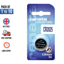 (CR2025, 10) Renata Lithium Battery Cell 3V CR2032 1025 1220 1616 1632 2016 2025