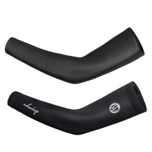 (Black, XL) Kaesi2pcs Wheel Up Cooling Sun Sleeves Sun Protection Sweat Absorb Lycra Men Women Cooling Sun Sleeves For Basketball