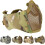 Foldable Airsoft Mask,half Face Mesh Masks With Ear Protection For Cs War Game 1