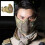 Foldable Airsoft Mask,half Face Mesh Masks With Ear Protection For Cs War Game 5