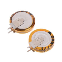 2 Pcs Universal 5.5 V 1.0f Super Capacitor V-type Button For Smart 5mm Capacitan
