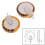 2 Pcs Universal 5.5 V 1.0f Super Capacitor V-type Button For Smart 5mm Capacitan 3