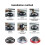 (Red) Electromagnetic Molecular Interference Antifreeze Snow Removal Instrument Car 3