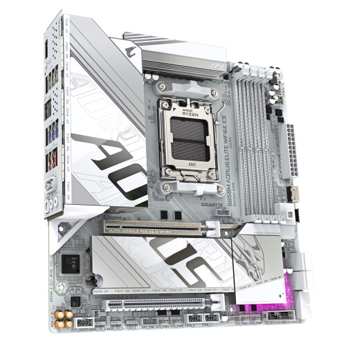 Gigabyte Placa base - GIGABYTE - B850M AORUS ELITE WIFI6E ICE 2