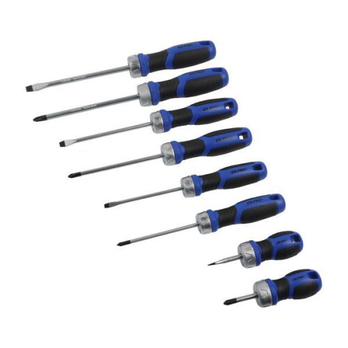 us pro US PRO Tools 8PC Ratchet Screwdriver Set Philips and Slotted 4617 1
