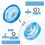 K2 Plus Crystal Responsive Yoyo,dual Yo-yo With Replacement Unresponsive For Intermediate,blue 2