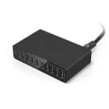 Anker Powerport 10 Usb Charging Station 60w 10-port Wall Charger Home Charger Plug Charger Adapter