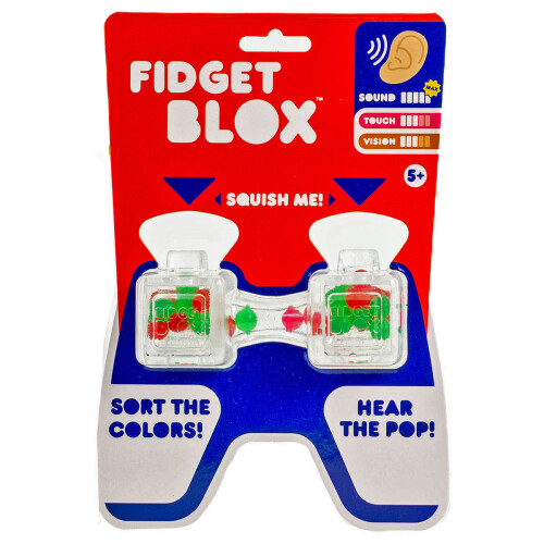 Fidget Blox - Sort The Colors - Green & Red