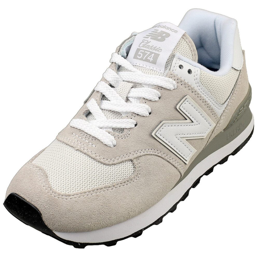 New Balance 574 Womens Fashion Trainers in Cloud White - 5 UK