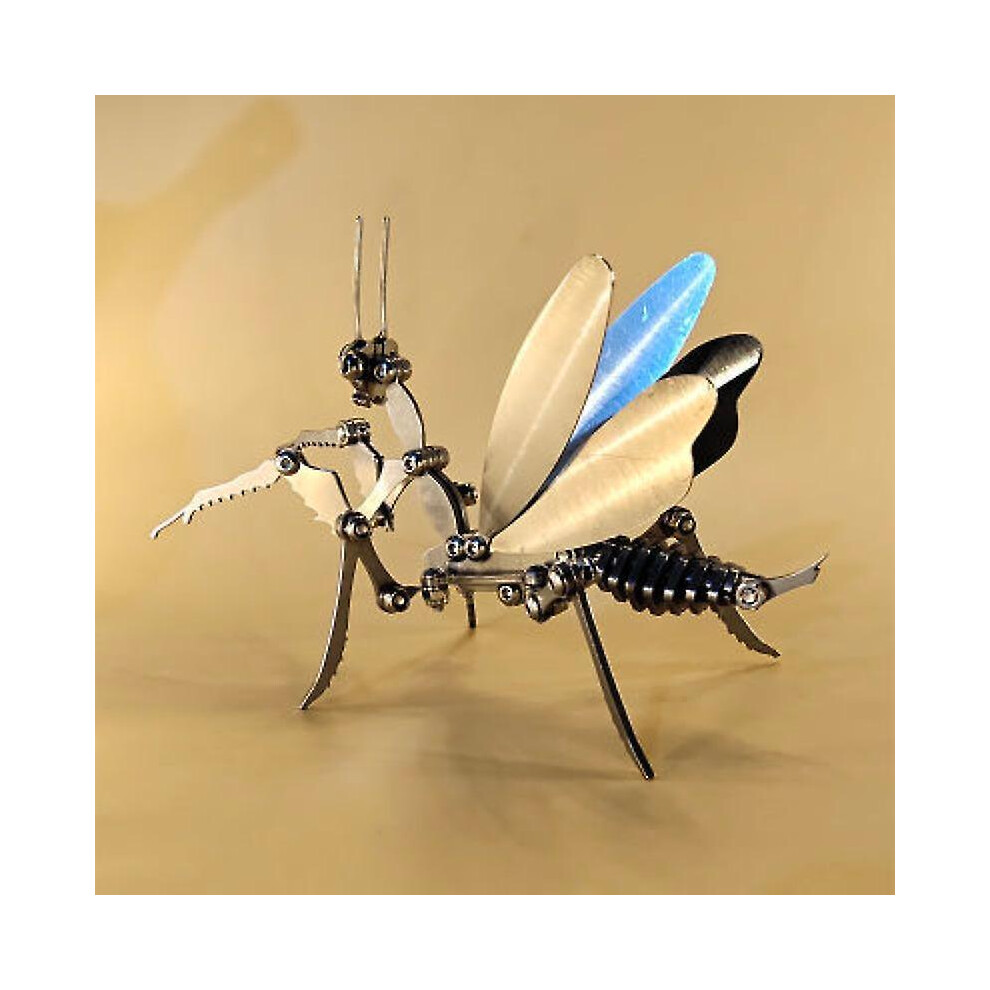 (Finished product) 3d Metal Puzzle Mantis Mechanical Models Toys Diy Assembled Toys For Children 3d Puzzle For Adult Boys Birthday Gifts-image-OPC-PFX2N6H-NEW
