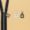(Black, Column type) 5pcs Zipper Pull Replacement Metal Zipper Handle Mend Fixer Zipper Tab Repair 6