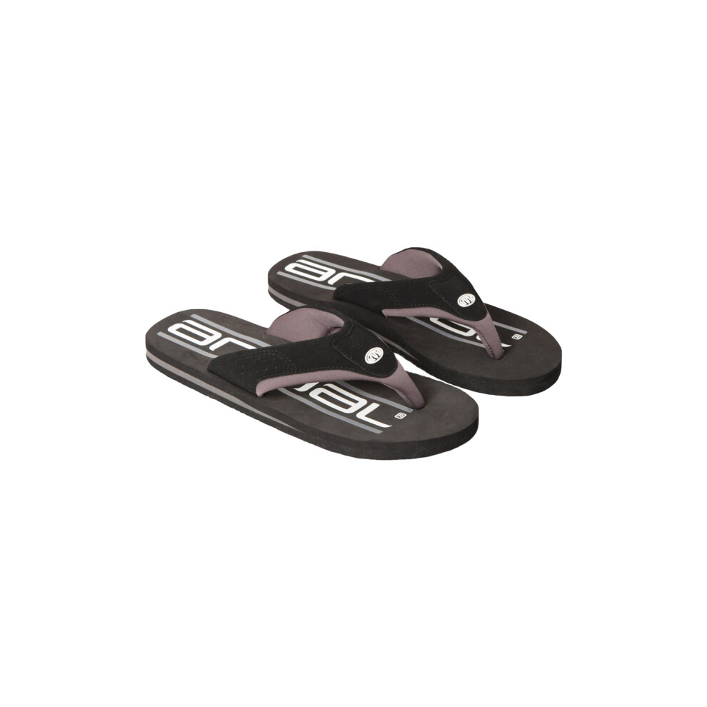(12 UK, Silver) Animal Mens Jekyl Recycled Flip Flops
