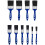 BlueSpot BlueSpot Tools 36018 Synthetic Workshop Paint Brush Set, 10 Piece 1