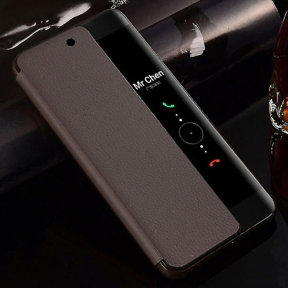 (For P30, For Auburn) Apply To Smart View Case For Huawei P30 Pro P30pro P30lite Auto Sleep Wake Up Flip Cover Phone Cases For Huawei P30 Lite Fas Cap Black/Dark/Blue 8994439998248
