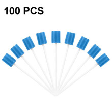 (Blue) 100 Pcs Oral Sponge Sterile Oral Care Sponge Oral Care