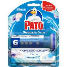 Pato Duck WC Active Discs Device + 6 Refills Marine Freshness 7 u