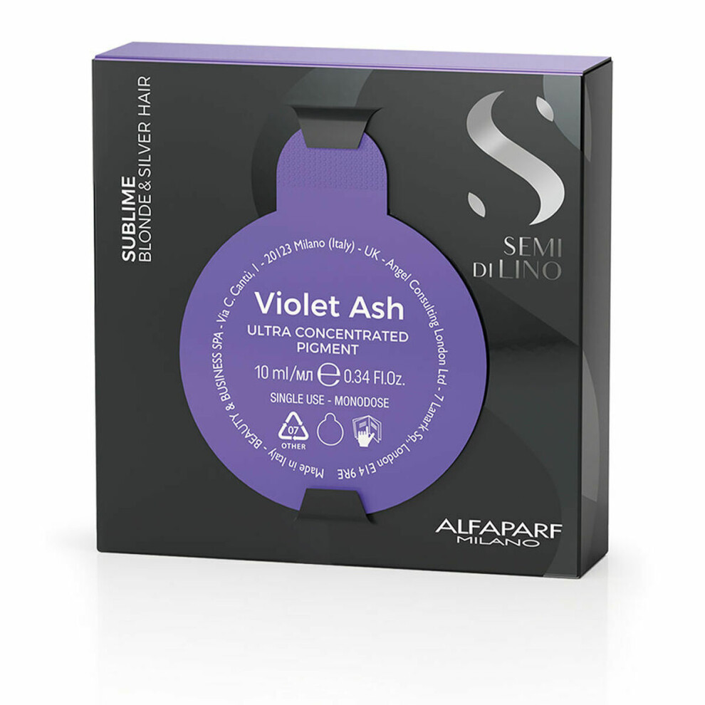 Alfaparf Milano Semi di Lino Sublime Violet Ash Ultra Concetrated Pigment 10ml - Image 3