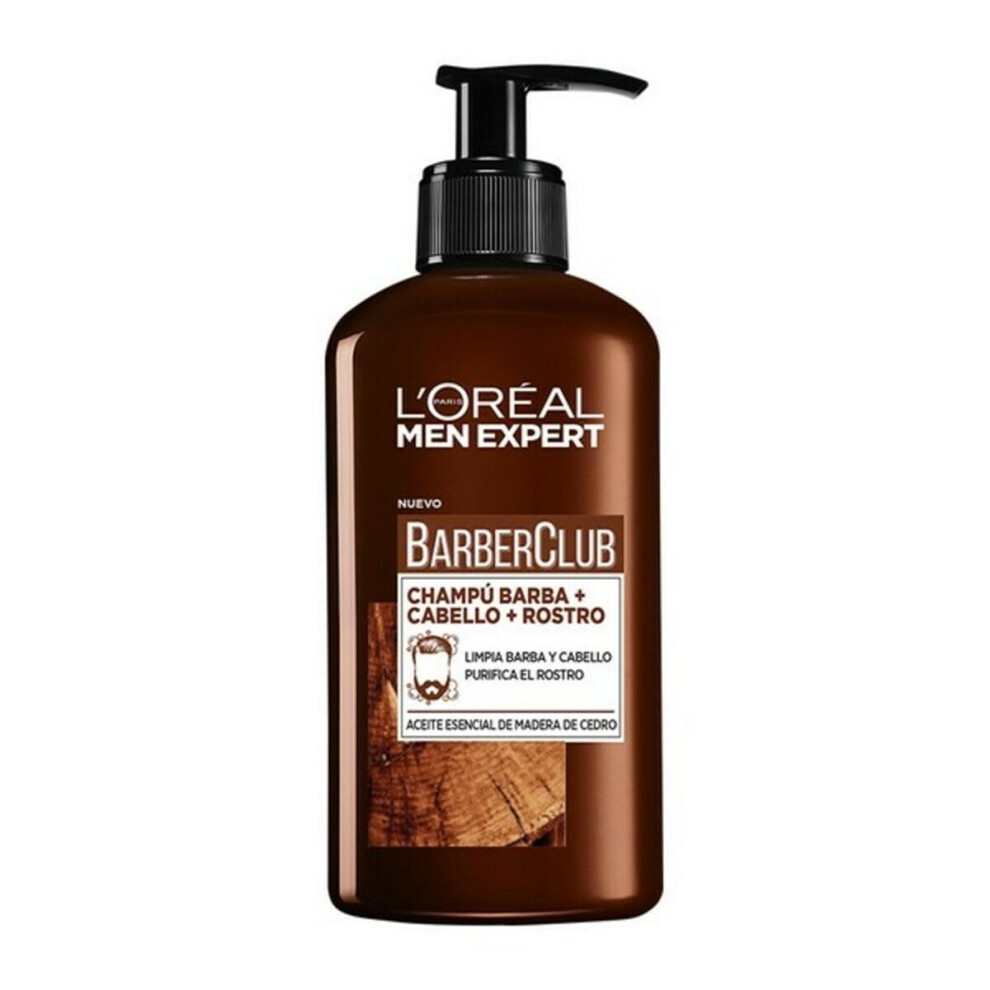 New L’oréal Paris Men's Beard Shampoo Expert Barber Club L'oreal Make Up (200 Ml)