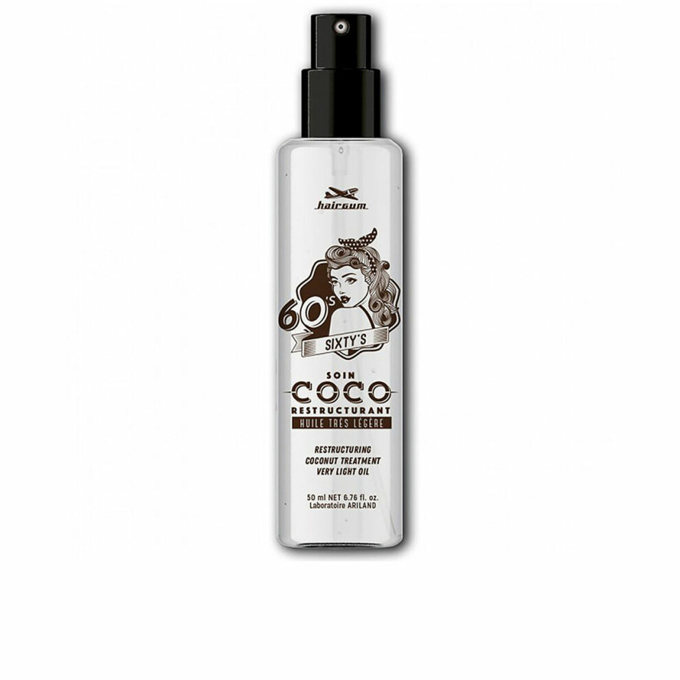 Hairgum Hair Protecting Oil Sixty's Coconut (50 Ml)