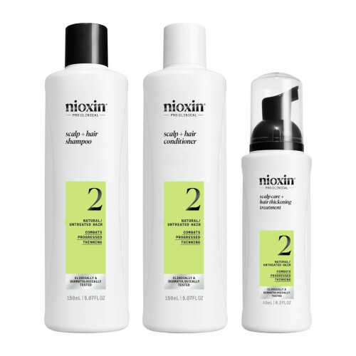 Nioxin Nioxin System 2 Kit Trifasisch Shampoo 150ml Conditioner 150ml Behandlung 40ml