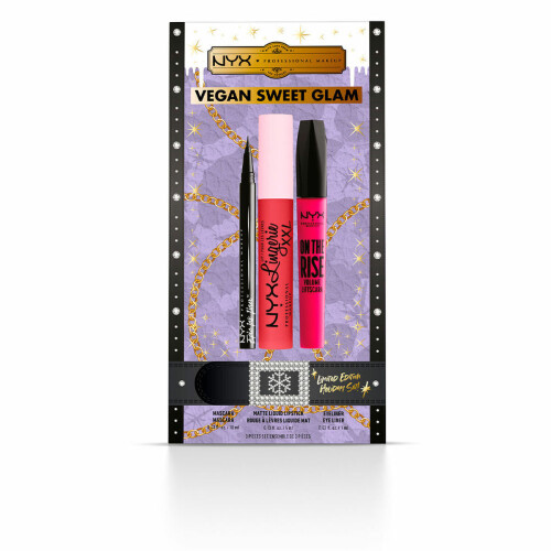 NYX Professional Makeup VEGAN SWEET GLAM LIMITIERTE EDITION Coffret 3 Stk
