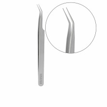 Nanolash gebogene Wimperntweezers - professionelle Pinzette für Wimpern-Extensions, falsche Wimpern Pinzette