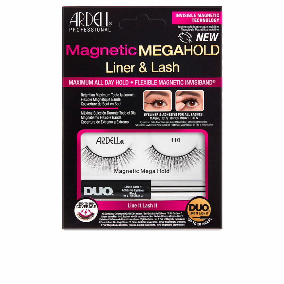 Set of false eyelashes Ardell Magnetic Megahold Liner & Lash N? 110
