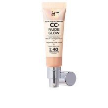 Fondotinta - IT Cosmetics - Crema CC+ Nude Glow - Coprenza Media - SPF40 - Peptidi e Vitamine
