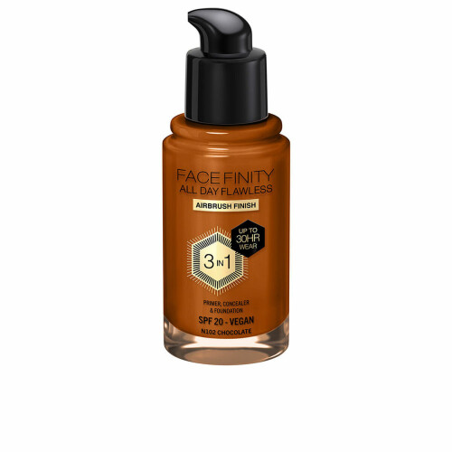 Max Factor Make-up - MAX FACTOR - Facefinity All Day Flawless - N102-Schokolade - 30 ml - SPF20