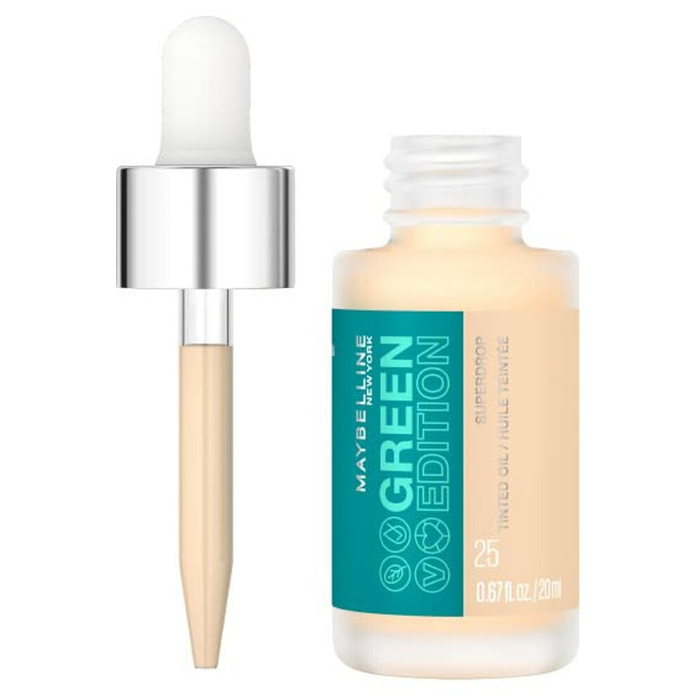 Liquid Make Up Base Maybelline Green Edition Oil N? 25 (20 ml)